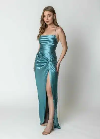 שמלת ערב סאטן